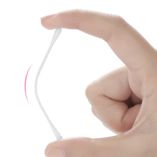 Hai's Headian Baby Fine Cotton Player Clean up the deciduous children's nasal nose, navel, auricle, two -headed spiral cotton rod 400