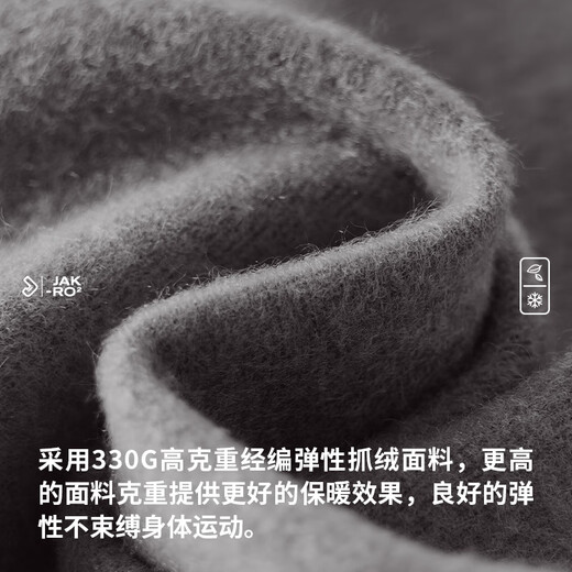 Jieku Autumn and Winter ELITE WIND Men's Fleece Cycling Jersey Outdoor Windproof and Warm 5 Cycling Top Black L