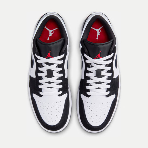 Nike Nike Men's Casual Shoes Jordan AJ1 Jordan 1 Low Top Sneakers HF3148-106 Negro Blanco Gris 44