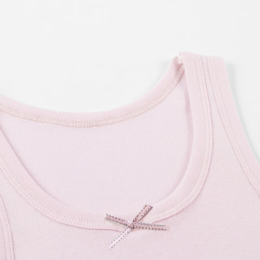 Three-gun Class A skin-friendly cotton ribbed pure cotton girls boys children students round neck bottoming vest