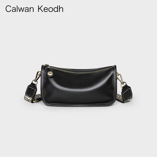 Calwan Keodh Offizielle Website Bag Damenbeutel New Crossbody Tasche Frühlings- und Sommer kleine Tasche Kissenbeutel Geburtstagsgeschenk für Freundin Frau [Schwarz] Leichte Luxus Nische vielseitige Pendlertasche
