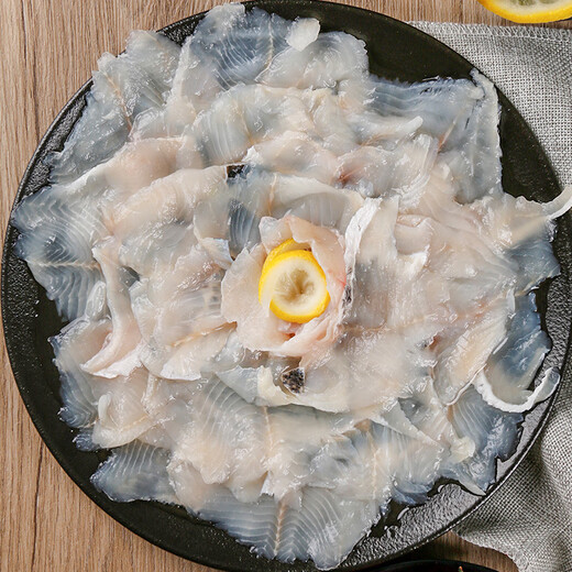 Zhongrun fish, frozen middle-stage slurry-free black fish fillet 250g, sashimi, pickled fish, fresh fish, healthy and light food