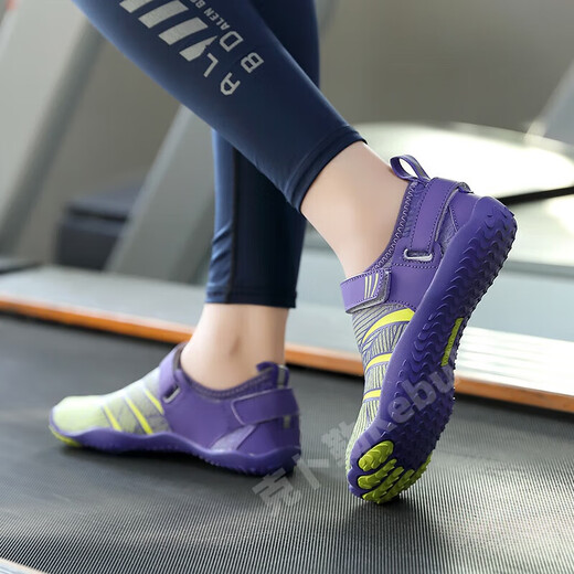 Kebule (kebule) Pilates shoes, power weightlifting squat shoes, treadmill shoes, shock-absorbing, wear-resistant rope skipping shoes, comprehensive training sports shoes, apricot powder 37 235mm