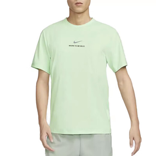 耐克（NIKE）短袖T恤男士2025夏季新款运动服舒适透气圆领衫时尚百搭休闲上衣 HF6169-376浅绿 L
