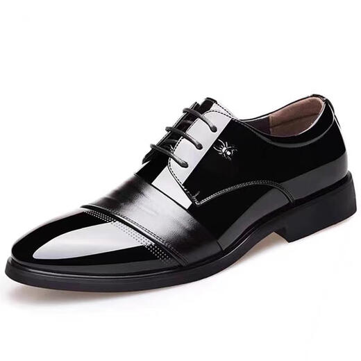 Spider King 2025 new spring men's shoes plus velvet warm casual British groom shoes formal business 9928 brown four-season model 39 standard leather shoe size