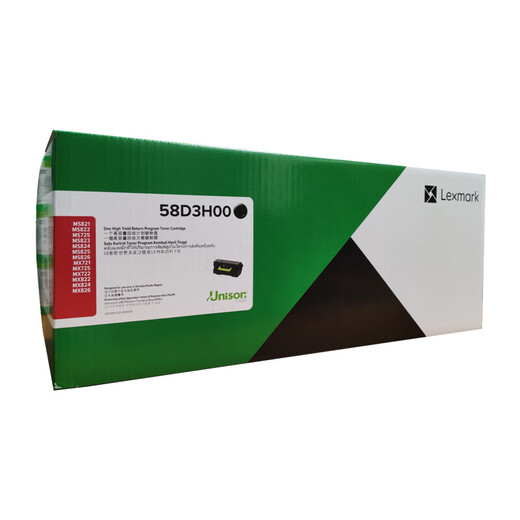 Lexmark 58D3H00 Black Toner (подходит для MS821DN/823DN/822DE/826DE/MX721ADE/822ADE/722ADHE)