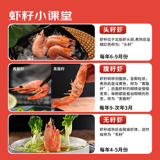 Ximei Seafood Arctic sweet shrimp with first seeds net weight 3Jin Jin is equal to 0.5 kg 90/120Specifications 95% first seeds MSC certification seafood aquatic products