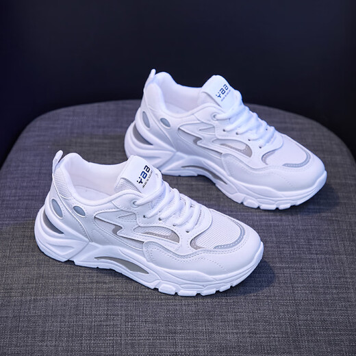 Pastor Boy Boy Sneakakers Women Dad Shoes Spring and Summer Nuevo de malla individual Breatable 10-15 años Sail Sash Shoes White Shoes White Mesh Shoes 829 Nuevo Sprout Verde Mesh transpirable 37