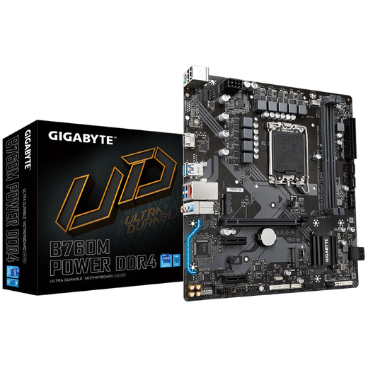 技嘉 i3 13100F/14100F/12100F盒装搭H610/B760 主板CPU套装 板u套装 B760M POWER DDR4 进阶推荐 i3 12100 4核8线程（带核显）