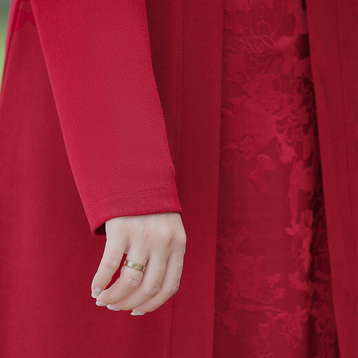 Yu Zhaolinxi's mother-in-law wedding banquet 2025 new large-size cheongsam two-piece dress noble spring and autumn summer wedding dress 9272 blue green 4XL (recommended 145-160Jin [Jin equals 0.5 kg])