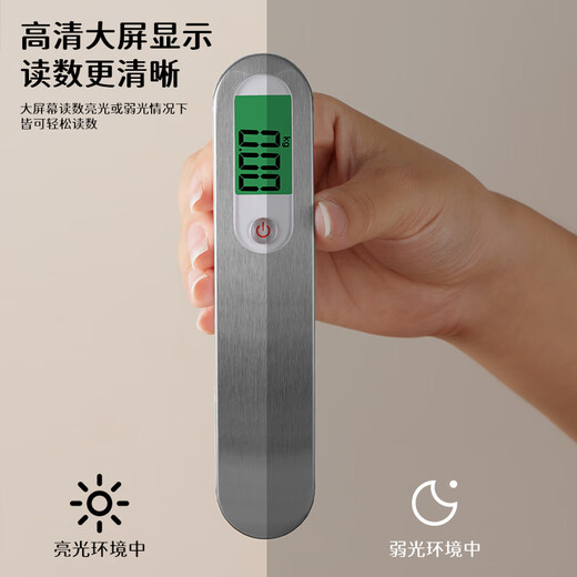 拜杰手提秤电子秤便携式弹簧秤旅游行李秤快递秤家用小挂称吊钩钓鱼秤