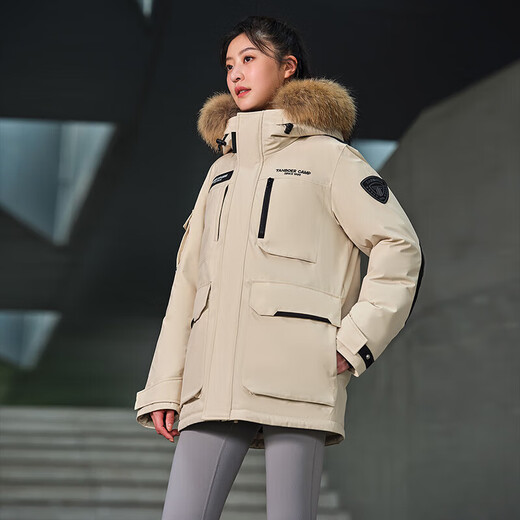 Tambor down jacket for men and women, short fur collar parka thickened warm jacket TF236579 Luoying meters 160