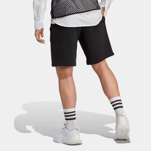 
Adidas shorts men's summer new sports pants loose comfortable breathable knitted fashion casual 5-point pants IC9756 IC9756 black M