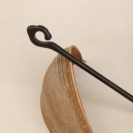 Two Worlds Happy Ancient Style Hairpin Women's High-end National Style Daily Hairpin Wooden Hairpin New Chinese Style Hairpin Birthday Gift Hairpin