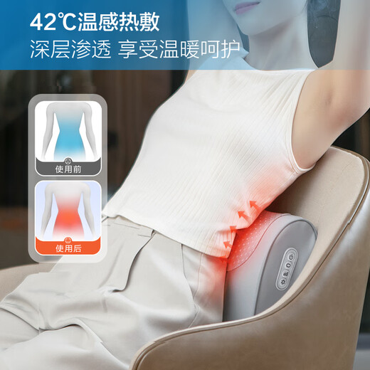 Haier cervical spine massager waist massager massage pillow neck shoulder neck back massage cushion neck leg foot whole body birthday holiday gift practical HHZ-Y606H-Pro