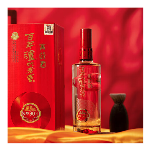 
Luzhou Laojiao 30 years old strong fragrance liquor 52-degree 500ml 6 bottles Whole box (including gift bag)