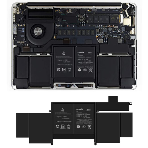 OneDa для Apple MacBook Pro A1502 A1582 MF840 MF839CH/A Battery Compult Computer встроенный аккумулятор ME864