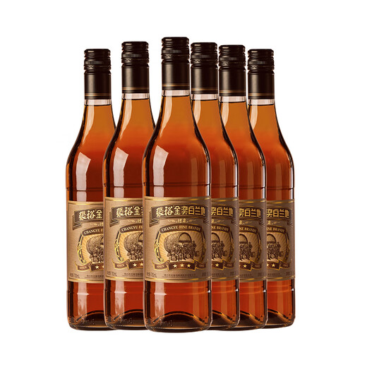 Premio Changyu Liquan Gold Samsung Brandy 700ml de seis paquetes extranjeros Vino de vino novato Vino destilado 700ml 6 botellas