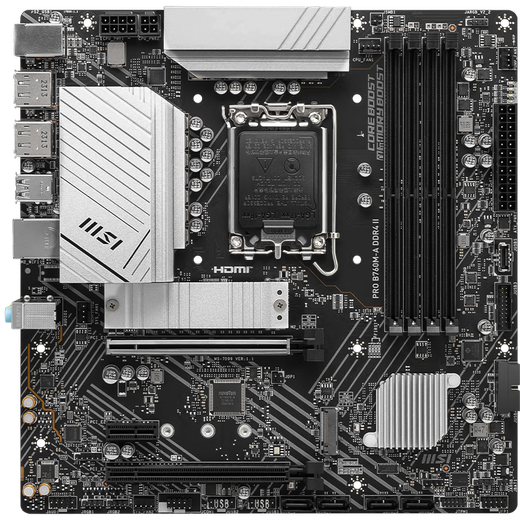 微星 B760 Z790 主板 搭 英特尔 i5 主板CPU套装 板u套装 PRO B760M-A DDR4 II i5 14600KF