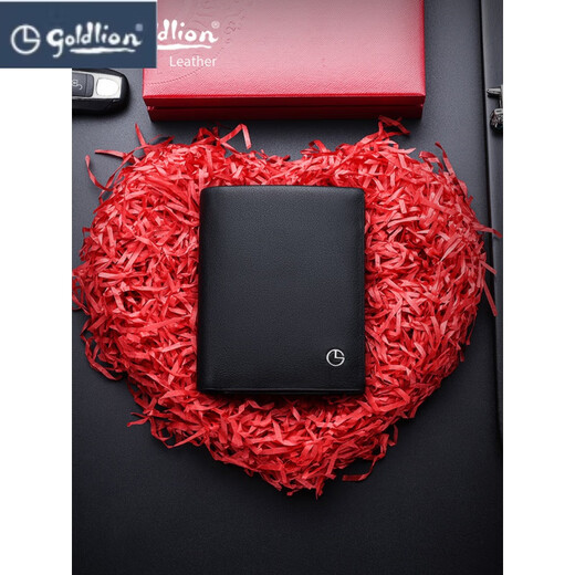 Jinlilai Wallet La billetera genuina de cuero de cuero para hombres Jefe de negocios cortos Cow Whide Hombres 2024 Modelo NUEVO [Estilo One Lychee Fake One Penalty Diez Penalización Diez
