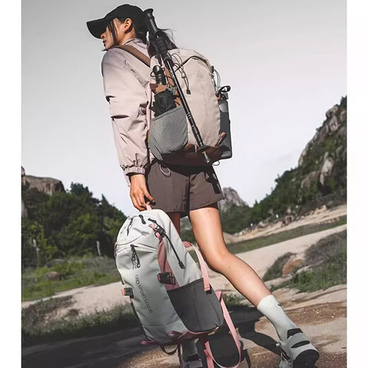 Xingxi Leichte Outdoor-Sport-Bergsteigertasche für Herren und Damen, professionelle Wandertour, Fahrradrucksack, Rucksack mit großer Kapazität, Schultasche, Khaki