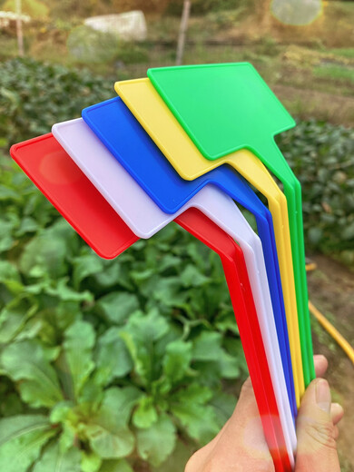 Shipton bevel large ground brand gardening label gardening sign plant sign ground sign mark card 50 slope mixed color 50 pcs five colors 10 each