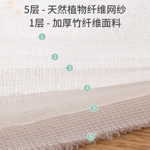 Yunlei Bamboo Fiber Rag Dual Effect Cleaning Cloth Dishwashing Cloth Non-shedding Non-stick Oil Home Kitchen Absorbent Cleaning Cloth Double Effect Cleaning Cloth 30*28cm*6 Pieces