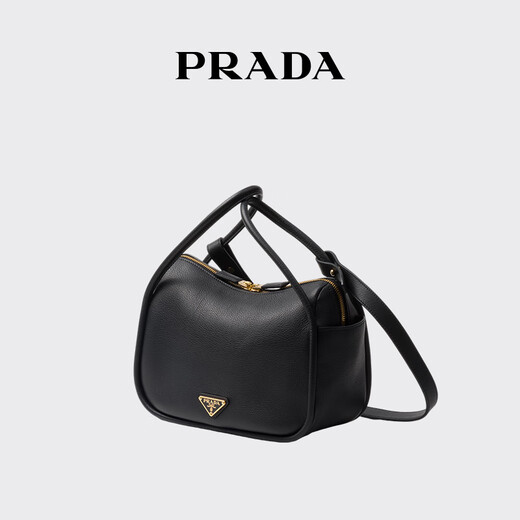 PRADA/Prada gift women's Prada Darling cow leather portable shoulder bag black