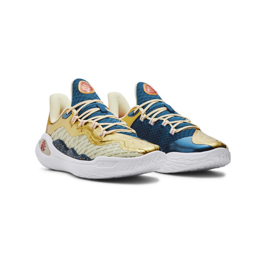 Under Armor Curry 11 Men's and Women's Couple Sports Basketball Shoes 3026617 Lemon Ice Yellow 300 40