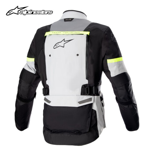 Alpinestars BOGOTA a star motorcycle riding suit waterproof and warm pulling long distance motorcycle travel suit motorcycle clothing riding pants men ice gray dark gray yellow fluorescent 9195 top S
