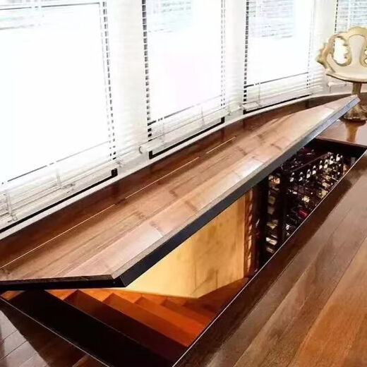 阳特派地下室隐藏门酒窖楼梯口密室阁楼口上翻盖盖板手动电动防水加厚门 来尺定制