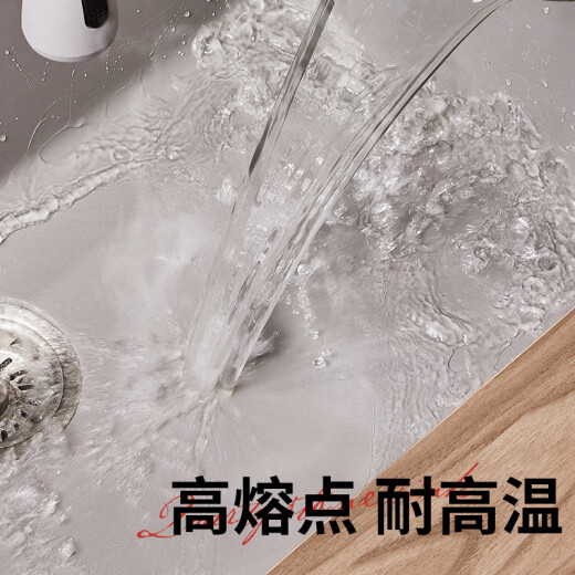 意狄讴意大利厨房石英石水槽大单槽家用洗菜盆花岗岩洗碗槽洗菜池台下盆 【7168SY】675*447豪华配置