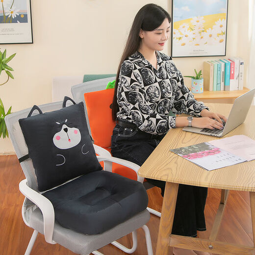 Yingzhu'er's new one-piece seat cushion, office sedentary chair cushion, heightening student butt cushion, extra thick one-piece seat cushion, anti-slip cushion - My Neighbor Totoro Ordinary Style (1.65 meters or more)