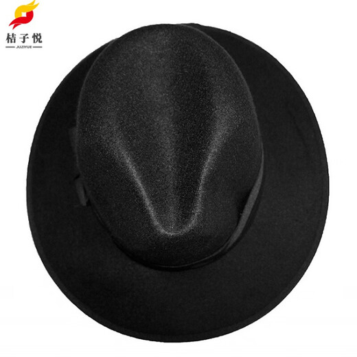 Orange Yue performance hat Republic of China big-brimmed hat Xu Wenqiang Dingli secret agent underground party joint hat black one size