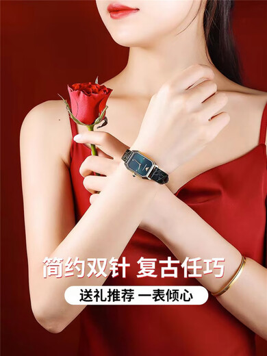 Armani Ladies Watch Fashion Fashion Diamond Conday Fritillaria Quartz Small Green Watch Square Trend AR11149 AR11399