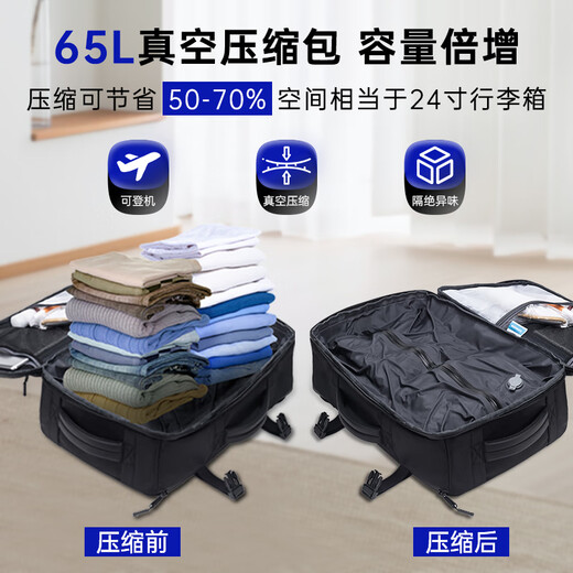 Bolsa de almacenamiento de compresión de vacío de gran capacidad de gran capacidad 2025 Nuevo mochila multifuncional.