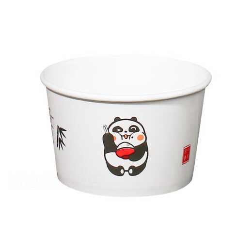 Disposable bowls and chopsticks, household thickened instant noodle paper bowls, commercial packed lunch boxes, disposable bowls and chopsticks lunch boxes, whole box batch, thickened 500 type paper bowls and chopsticks, 50 sets