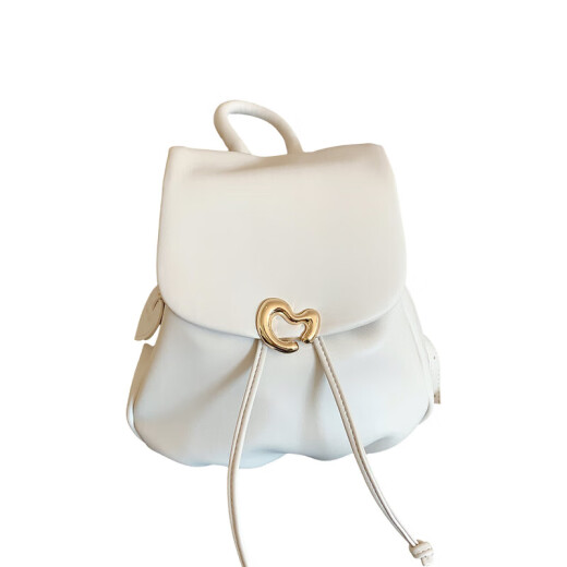 AILUXI women's bag cloud backpack cute small backpack school bag birthday gift 6638 milkshake white