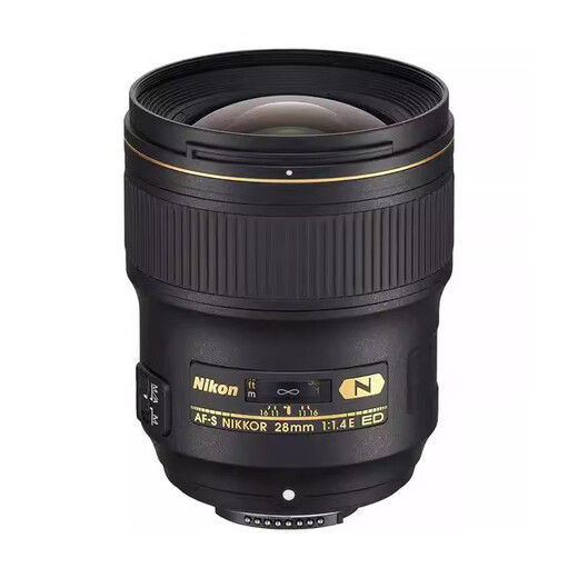 Nikon fixed focus large aperture lens 35mm/50/58/85/105/28mm portrait AF-s 28mm f/1.4E lens standard