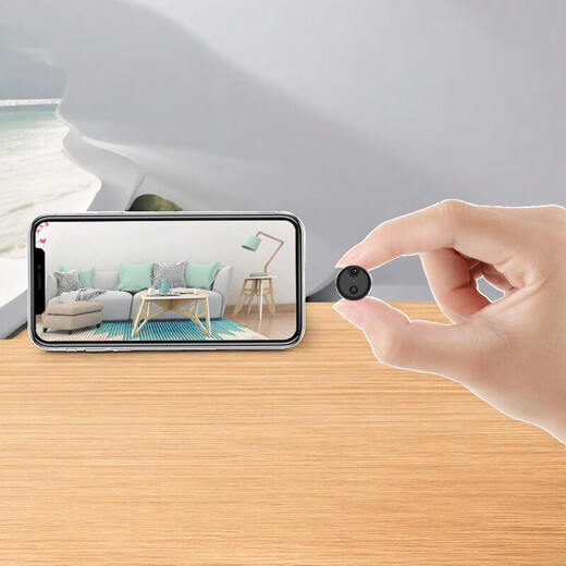 Kejuan 2025 new plug-in camera ultra-clear 4K small deterrent camera home pin wireless camera mobile phone remote monitor small high-definition battery camera white-4G5G mobile phone card model (no WIFI required) 128G memory (save 20 days of video recording)
