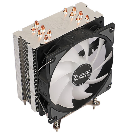 BUBALUS T61A 6 heat pipe CPU air-cooled radiator (ARGB fan/Intel multi-platform/PWM temperature control/12CM/silicone grease/lock type/support 1700)
