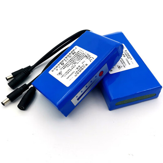 朗嘉拓 聚合物锂电池大容量电瓶音响电池组20AH5012V4000毫安20*宽55*长98mm 普通款送1