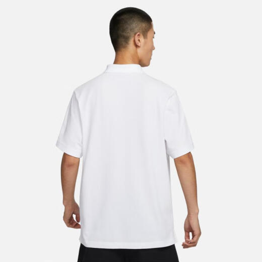 耐克（NIKE）Club 男子商务翻领短袖T恤休闲简约针织上衣百搭透气运动POLO衫 FN3895-100 XXL
