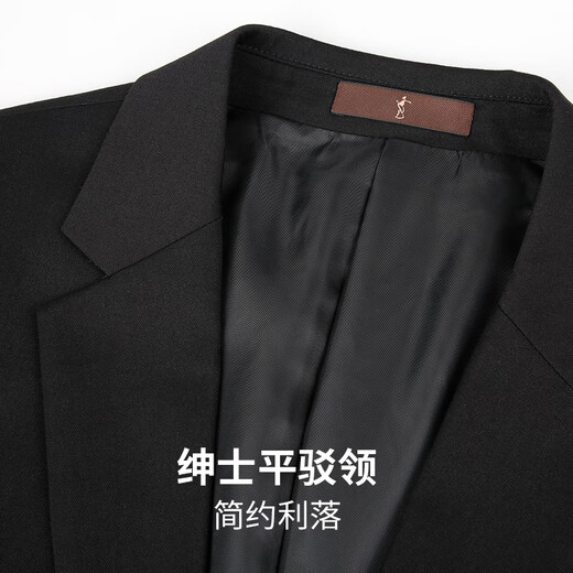 TRIES suit men's slim professional formal suit business groomsmen suit groom suit wedding suit men's black M 46 (165/84A)