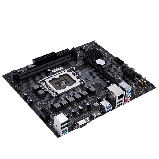Buntes/Xingchi H610m Motherboard mit 12100f 12400f Motherboard CPU Set Brandneue Büro E-Sport Motherboard Set Buntes H610M-D Evo +i5 12400f Neue Lose Film