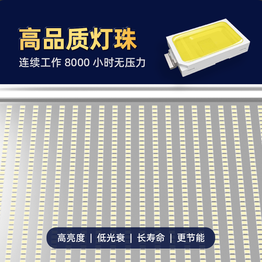 Deyan led floodlight outdoor lighting waterproof outdoor spotlight industrial lighting high power factory street light 50W-white light high brightness model