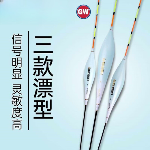 Guangwei Nano Float Sensitivity High Definition Wild Fishing Float Thick Tail Float Fluorescent GWTA02 Carp No. 1