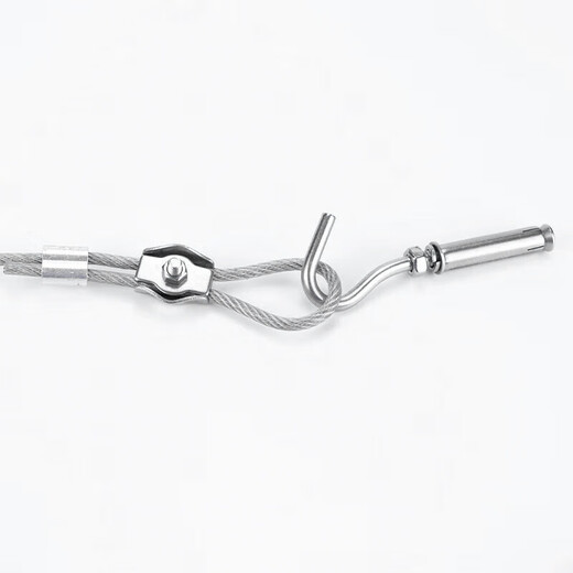 Bingyu 304 stainless steel plastic coated 4mm steel wire rope BH-620 13m steel wire rope + accessories set Jingcang