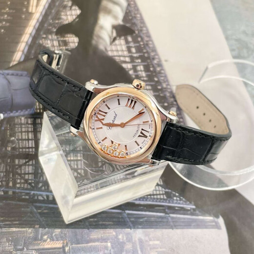 Second-hand 99 new Chopard women's watch Happy Diamond Series 5 diamond/7 diamond automatic mechanical Chopard women's watch Second-hand luxury watch 30 dials 278573-6013