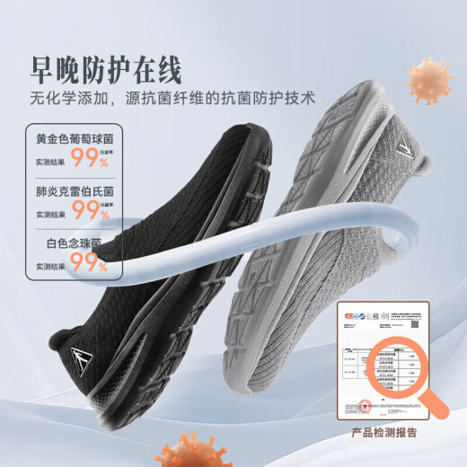 Zulijian elderly shoes men's spring and summer 2025 mesh casual shoes one foot breathable non-slip cloth shoes dad shoes
